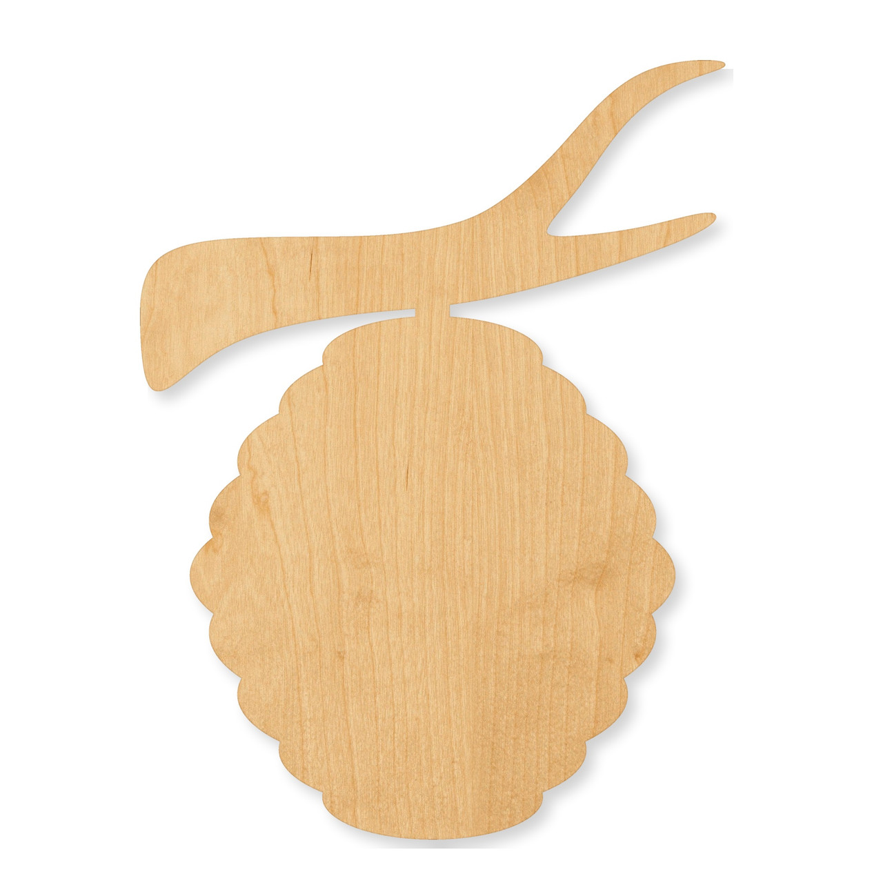 Laser cut beehive wood cutout, unfinished Baltic Birch craft blank