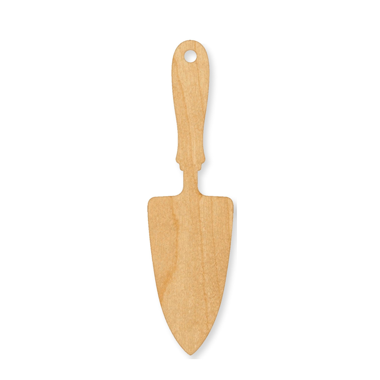 Laser cut garden trowel wood cutout craft blank
