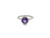 Take a Vow sterling silver and amethyst etruscan style ring