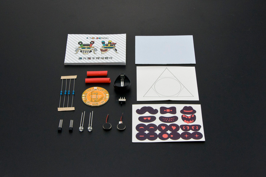 THT Kit circuito stampato pratica saldatura con base premium - dadi