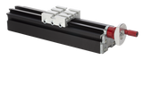 Guida longitudinale ML 200 mm con maniglia rotante