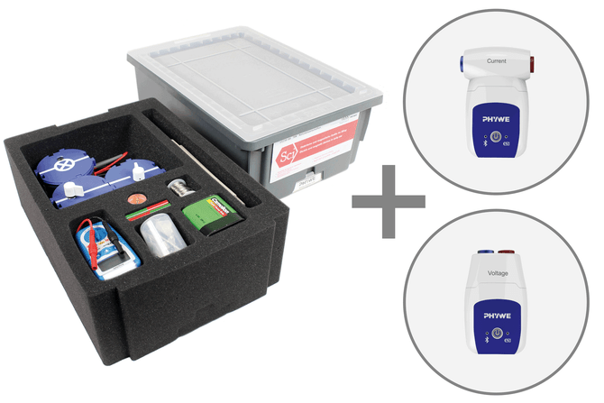 Set per studenti Dispositivi elettrici e magnetici di uso quotidiano digitale, TESS principiante Scienze