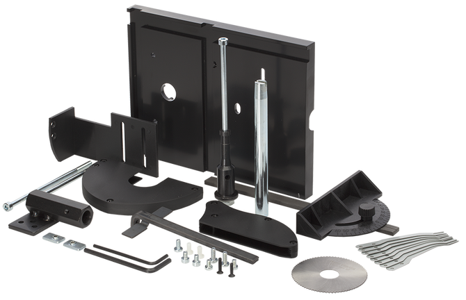 Set completo sega circolare inc. 2 lame