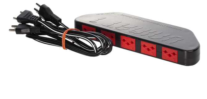 Armadio di distribuzione 12V con 5 uscite + 2 cavi