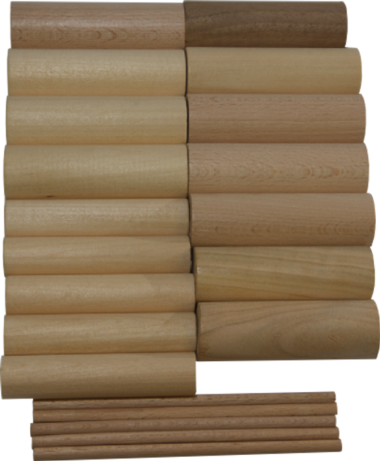 Tasselli in legno assortiti