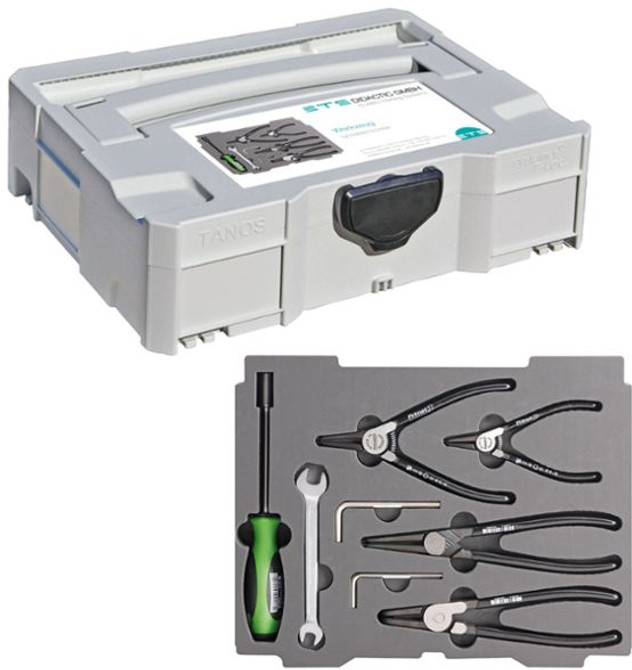 57306 - Set di utensili per riduttore elicoidale, in valigetta di sistema