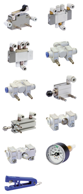 40715 - Assortimento componenti pneumatici BASIC