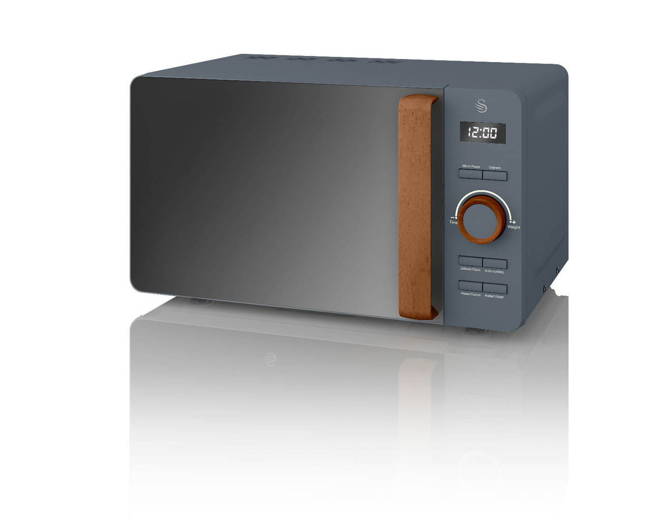 Swan Nordic Digital Microwave Grey