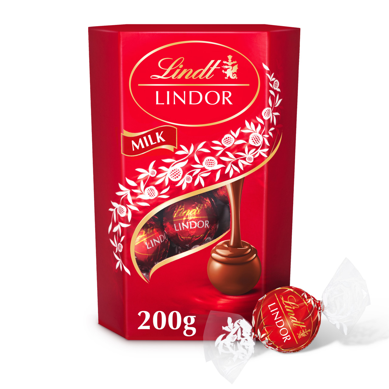 LINDOR 200g 5個　FERREROROCHER 8粒　10箱 Lindt Milk Chocolate Truffles Box 200g