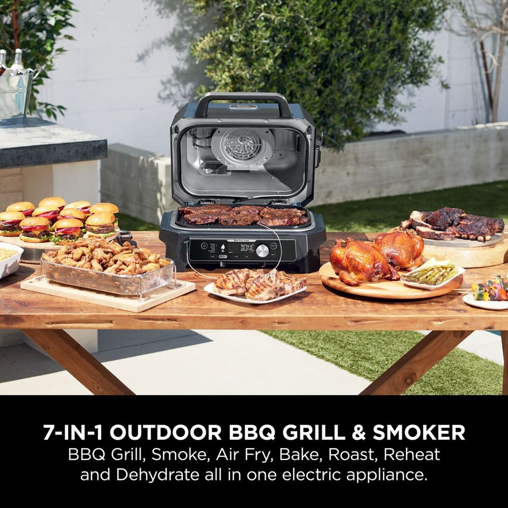 Ninja Woodfire Pro Connect XL Electric BBQ Grill Smoker
