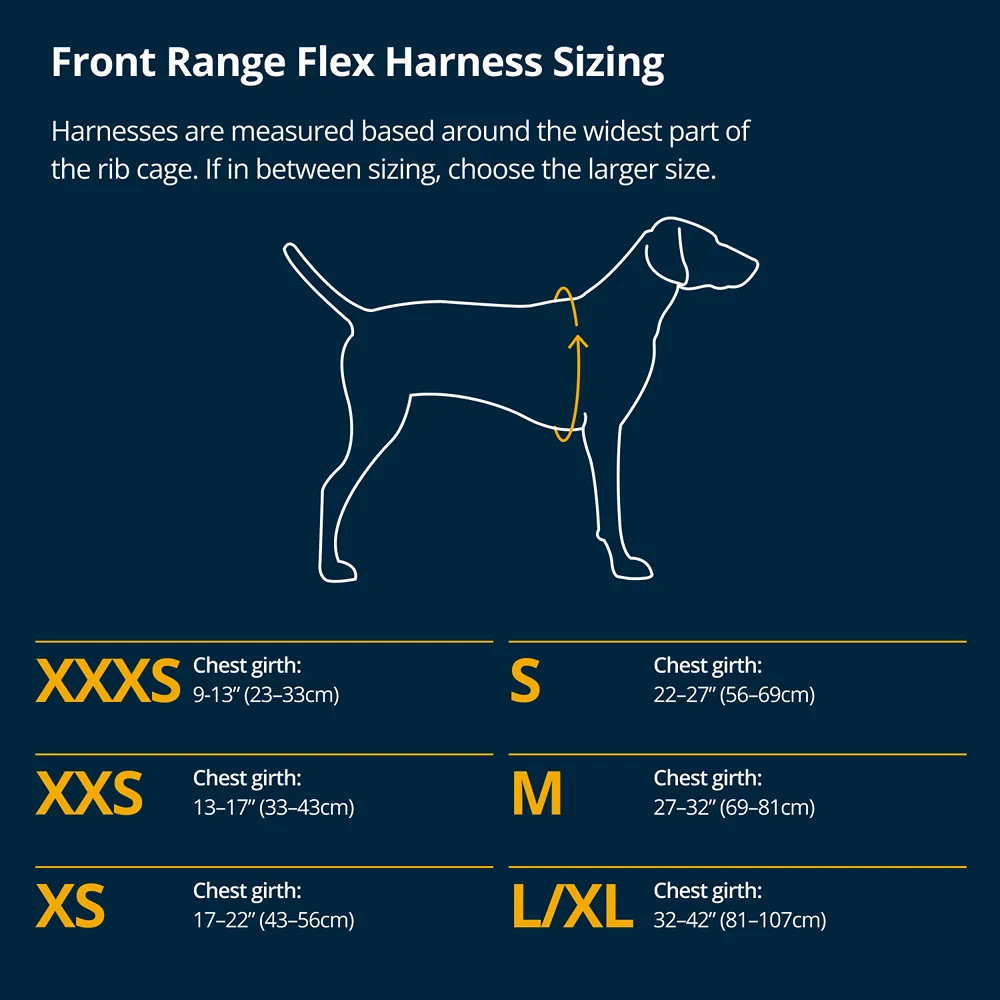Ruffwear Front Range® Flex Harness Deep Teal Large/X-Large