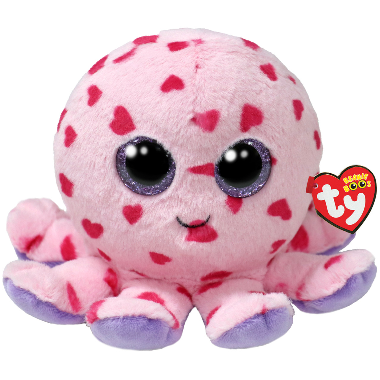 TY Beanie Boos Bubbles Pink Octopus Plush Soft Toy Bents Garden