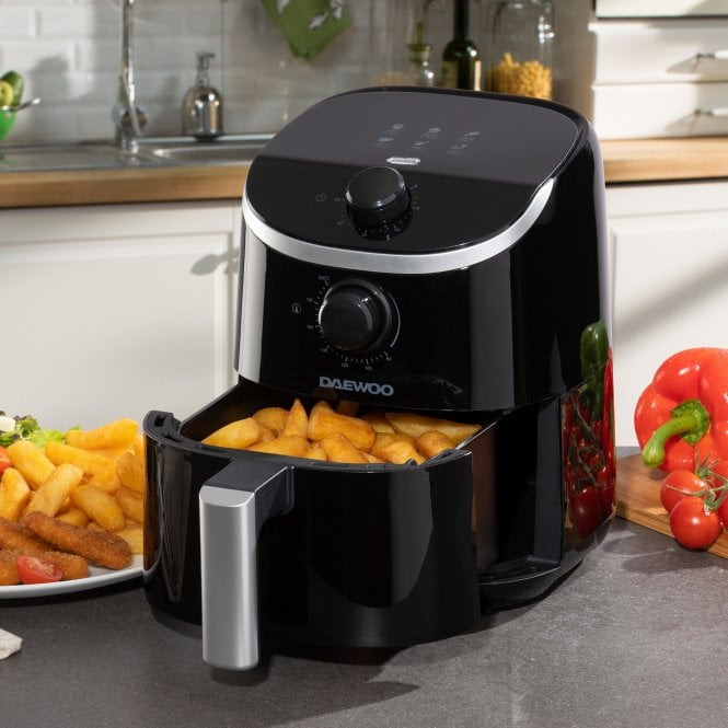 Daewood 2L Compact Single Drawer Manual Air Fryer