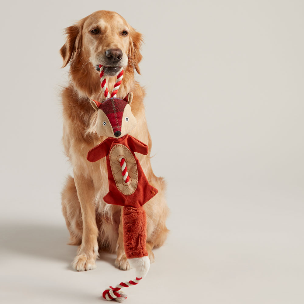 Joules Red Tweed Fox Toy - Main Image