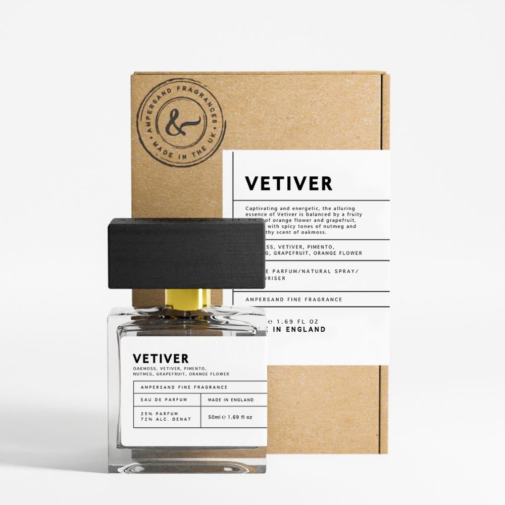 Ampersand Fragrances Vetiver Perfume (50ml) Bents Garden Home