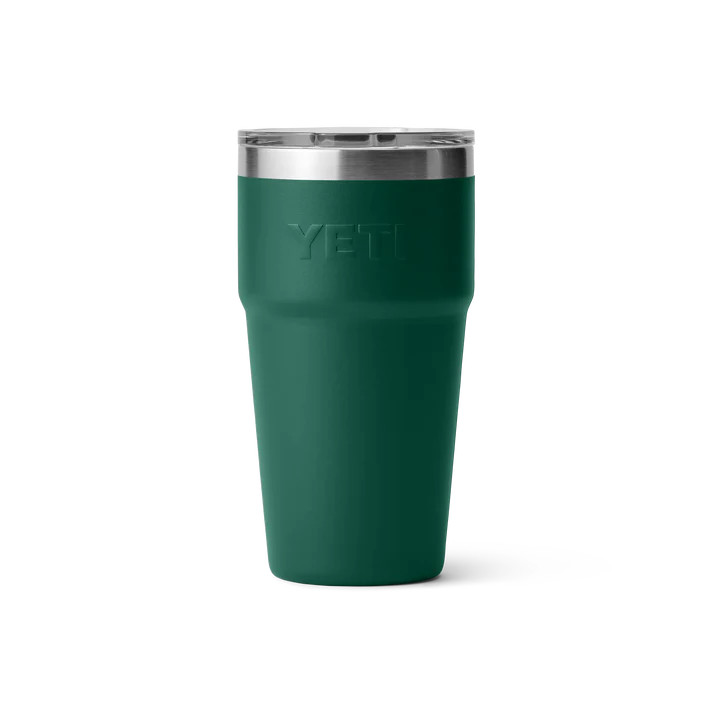 Yeti Black Forest Green Rambler 20oz Stackable Cup