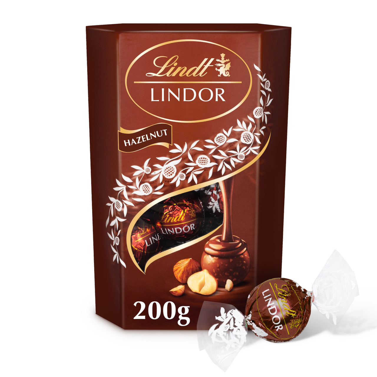 Lindt Lindor Chocolate Truffles 200g - Hazelnut Chocolate