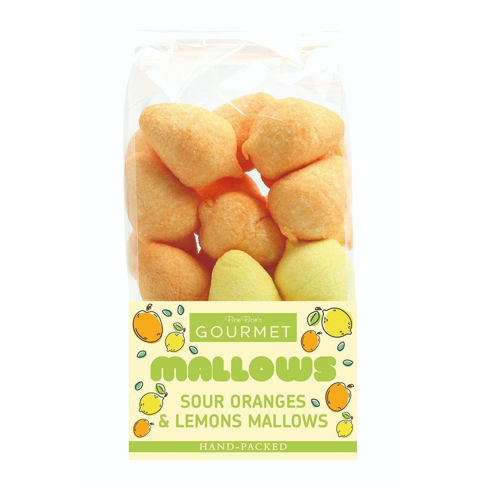 Mallows Sour Orange and Lemon Marshmallows