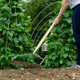 Kent & Stowe Stainless Steel Long Handled Soil Rake