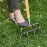 Kent & Stowe Stainless Steel Lawn Aerator 4 Prong