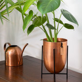 The Little Botanical Monstera In Copper Bullet Stand House Plant