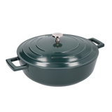 MasterClass Cast Aluminium Shallow Casserole Dish Green 4L MasterClass Cast Aluminium Shallow Casserole Dish Green 4L
