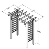 Forest Large Ultima Pergola Arch