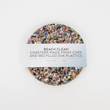 Beach Clean Round Coasters Set of 4