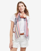 Barbour Kendra Check & Stripe Scarf