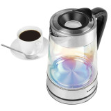 Salter Glass Electric Kettle With Iridescent Finish, 1.7 L Capacity