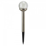 Solar Crackle Globe Stake Light, 5pc Carry Pack