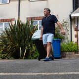 Town & Country Fleecy Cloggies Navy Blue