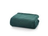 Snuggletouch Dark Green Throw 140 x 180cm