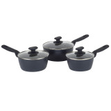 Progress 3 piece AeroTech Saucepan Set
