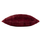 Empress Faux Fur Cushion Ruby 45 x 45 cm