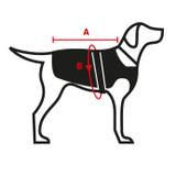 dryrobe® Dog Waterproof Dog Jacket Black/Red