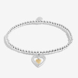 Joma Mother's Day A Little 'Love You Mummy' Bracelet In Silver and Gold Plating