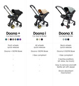 Doona X Infant Car Seat - Nitro Black