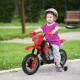 Motorcross Motorbike Red 6V Electric Ride On