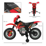 Motorcross Motorbike Red 6V Electric Ride On