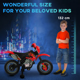 Motorcross Motorbike Red 6V Electric Ride On