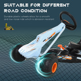 Racing Go Kart with Pedal Racing Blue
