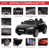 Audi TT Black 12V Electric Ride On Car