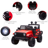 SUV Truck "Off Roader" Red 12V Electric Ride On Car