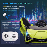 Lamborghini Sian Green 12V Electric Ride On Car