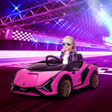 Lamborghini Sian Pink 12V Electric Ride On Car