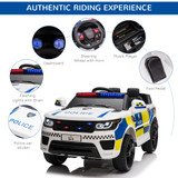 Police Truck 12V Electric Ride On Car