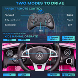 Mercedes Benz SLC300 Pink 12V Electric Ride On Car