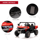 Two Seater Truck Red 12V Electric Ride On Car