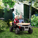 Two Seater Truck Yellow 12V Electric Ride On Car